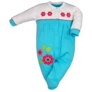 Dojčenský overal Koala Elisa, tyrkysový